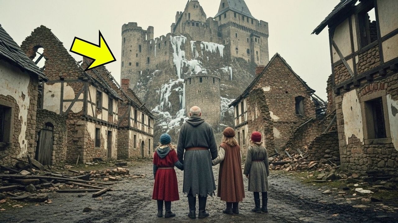 ALTER WITWER aus dem DORF VERTRIEBEN findet mit seinen ENKELN ein GEFRORENES VERLASSENES SCHLOSS…