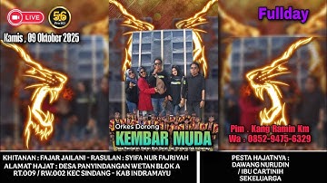 LIVE " ORKES DORONG KEMBAR MUDA " DESA PANYINDANGAN WETAN BLOK A , KAMIS 9 OKTOBER 2025