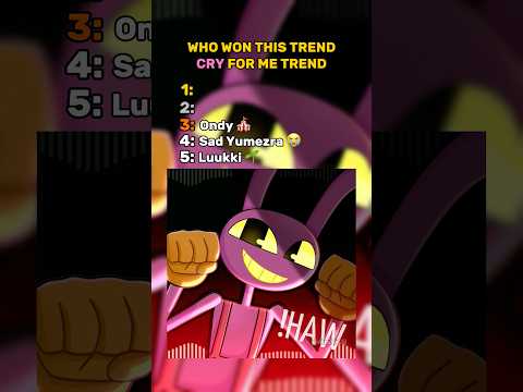 Who Won This Trend Cry For Me Trend Top5 Ranking Animationmeme Ironmouse Cryforme 