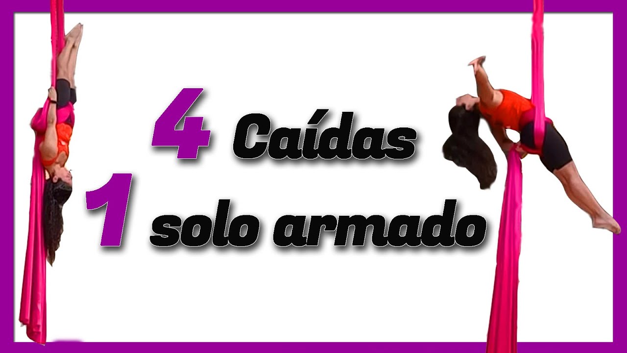 4 CAIDAS 1 SOLO ARMADO | AERIAL POWER | ACROBACIA EN TELAS | MELANIE RUBIL - APG