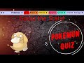 Pokemon stats quiz