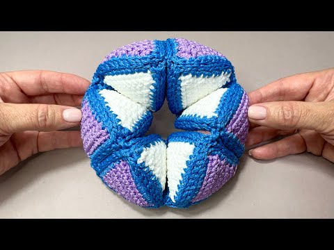 😲This tutorial is not available anywhere! Crochet anti-stress toy | Flexagon