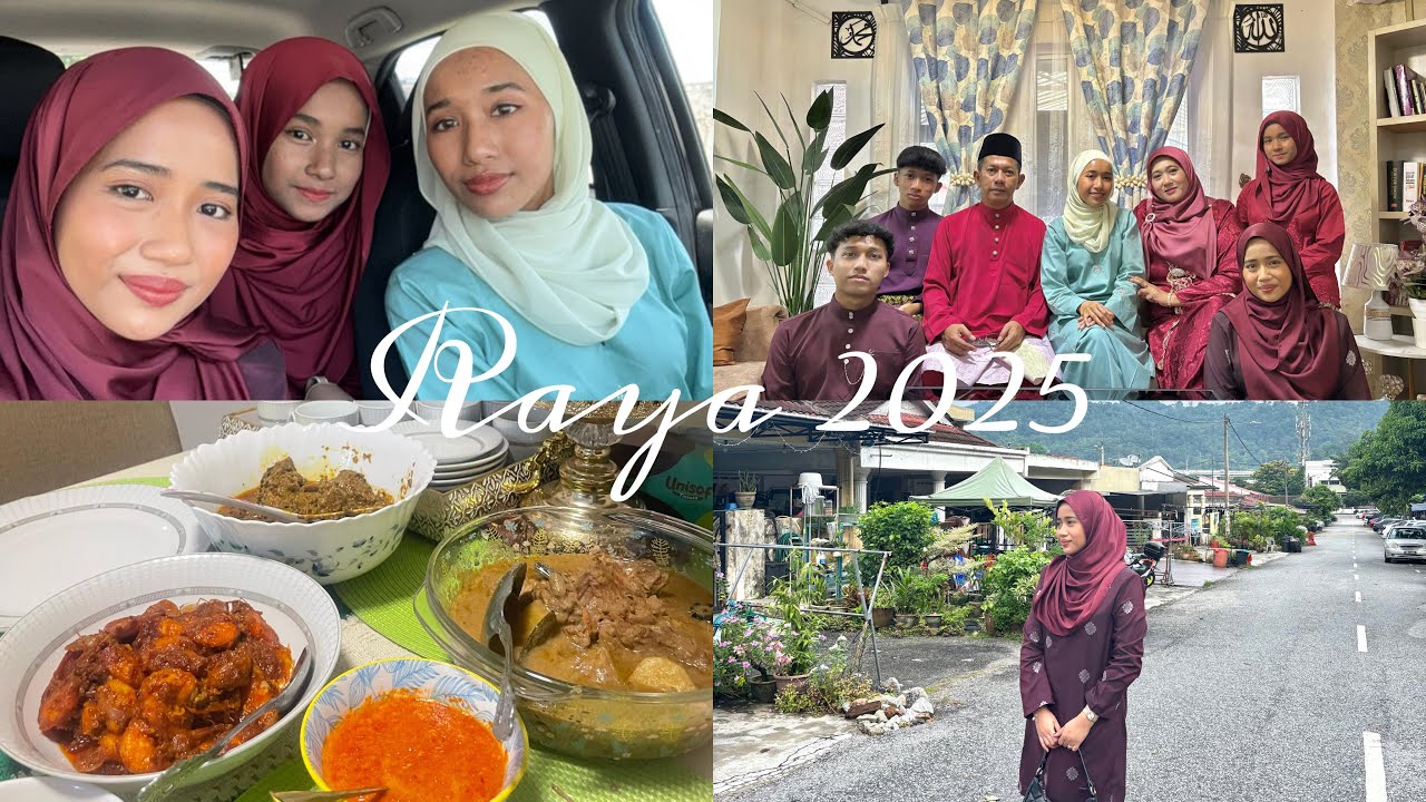 vlog | raya 2025 (how i spend my first week of raya)