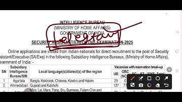 IB SECURITY ASSISTANT RESULT 2025 OUT 💗🥳✅|IB SA  OFFICIAL CUT OFF बढ़ेगा😳💗|IB SA RESULT DATE OUT🔵💙👉