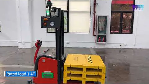 SRC powered Laser SLAM stacker automatic forklift SFL L14