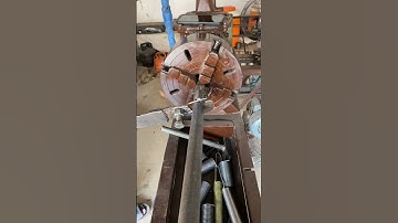 Mastering Spring Turning on a Lathe: Skilled Worker in Action #metalworking #shorts #diy