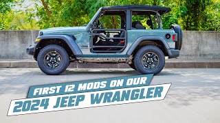 first 12 mods for the 2024 jeep wrangler