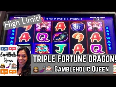 👸🏽🤳🏽🎰  WHAT KIND OF HIGH LIMIT SLOTS CAN WE GET INTO?! NOTHING BUT TRIPLE FORTUNE DRAGON!