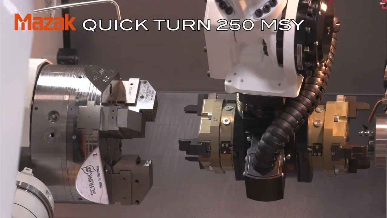 Mazak quick turn qt250msy tw50 mit tower automation automatischer