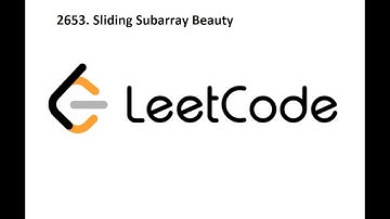 Sliding Subarray Beauty || 2653 || Using Ordered_map