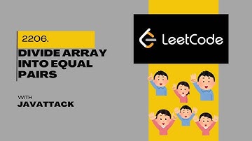 2206. Divide Array Into Equal Pairs | Java | Leetcode |