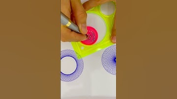 #spirograph #spirographdesigns #asmr #arttherapy #spiralart #geometricart #2024 #viralvideo