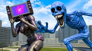 FALSITY HORROR VS TV GIRL TITAN EVOLUTION | Garry's Mod screenshot 1