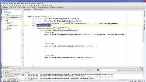 Android Tutorial for Beginners 19 # SeekBar