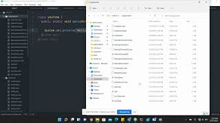 How to edit, save, compile and run a code in JAVA
