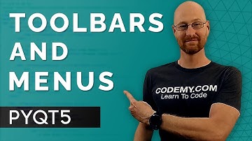 Adding Toolbars and Menus with PyQt5 Designer - PyQt5 GUI Thursdays #10