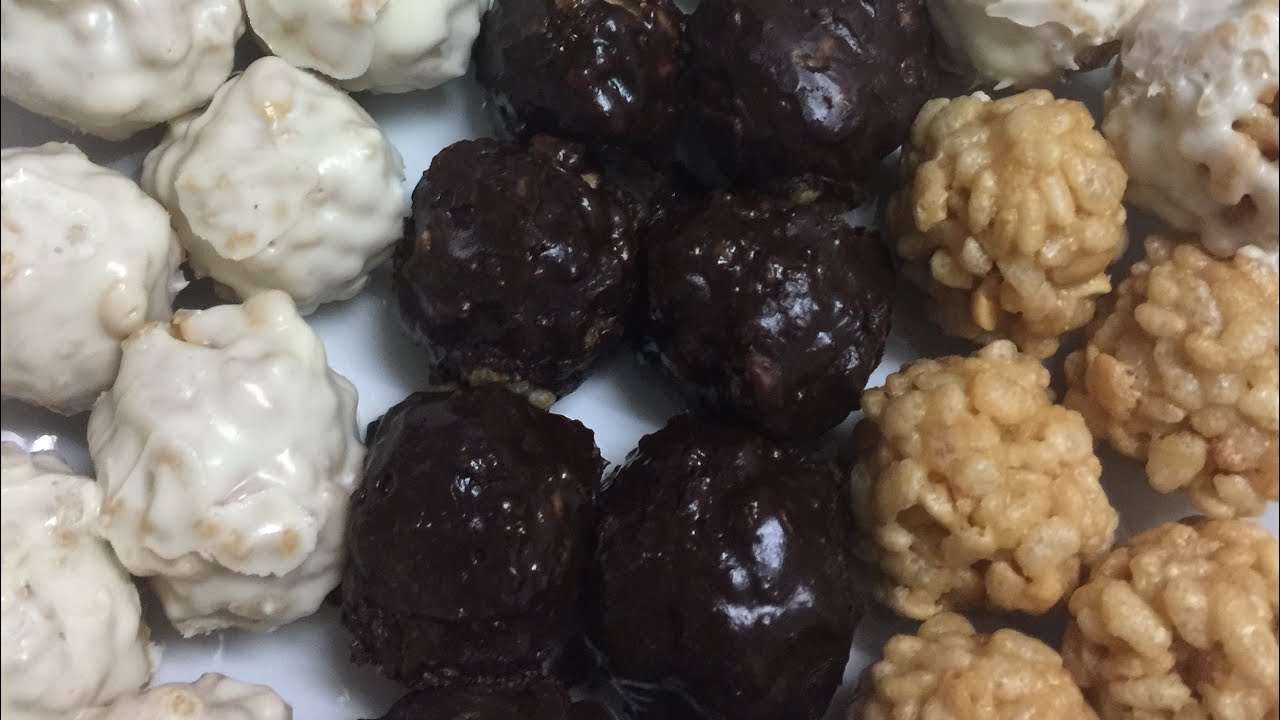 How to Prepare Peanut Butter Ball Krispies - YouTube