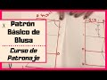 Cómo Hacer un Patrón Básico de Blusa.