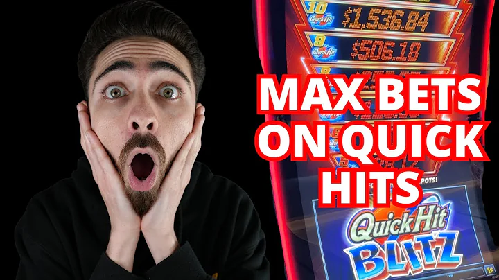 Hitting Max Bets On Quick Hit Blitz Slot Machine