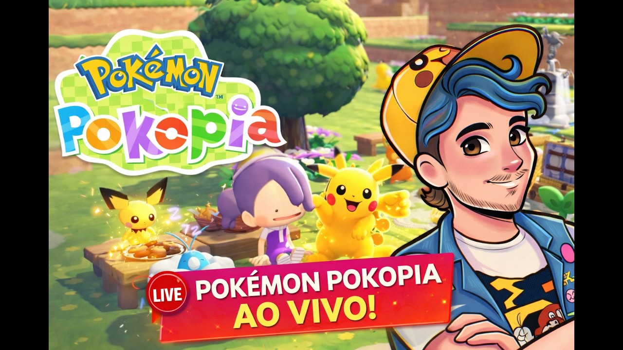 #3 🔴 POKÉMON POKOPIA AO VIVO no Nintendo Switch 2! O NOVO Pokémon estilo Animal Crossing!