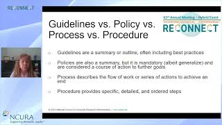 Policies, Procedures, and Guidelines