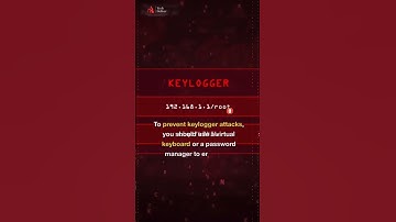What is keylogger virus attack