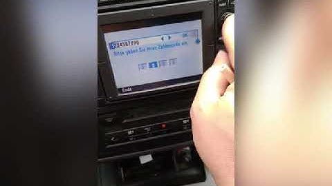 Код магнитолы VW Radio Navigation System MFD по серийному номеру