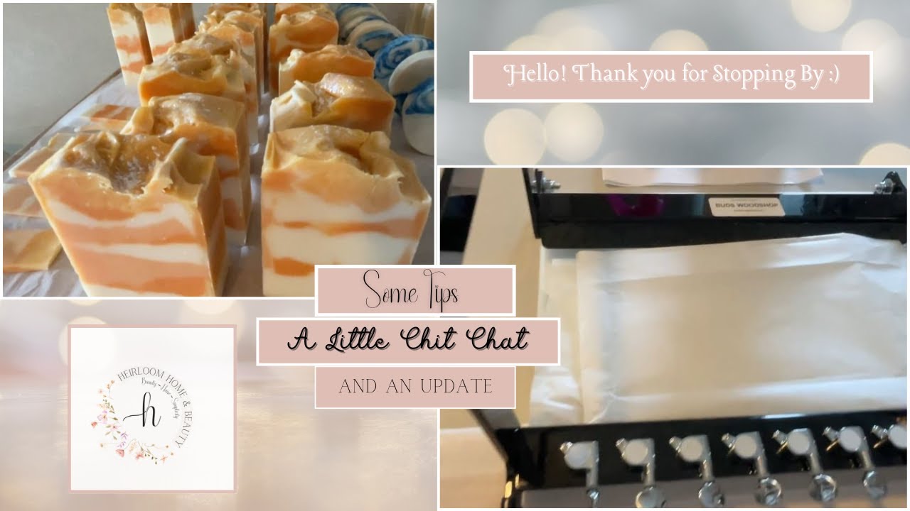 Soap Cutter - Soaping Tips, Chit Chat & A Small Update 