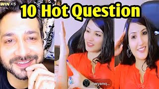 L ka kitna size pasand ha  Shakeel ne Maryam Se 10 Gandy Swal Poch Liye Hot Questions With Hot girl screenshot 4