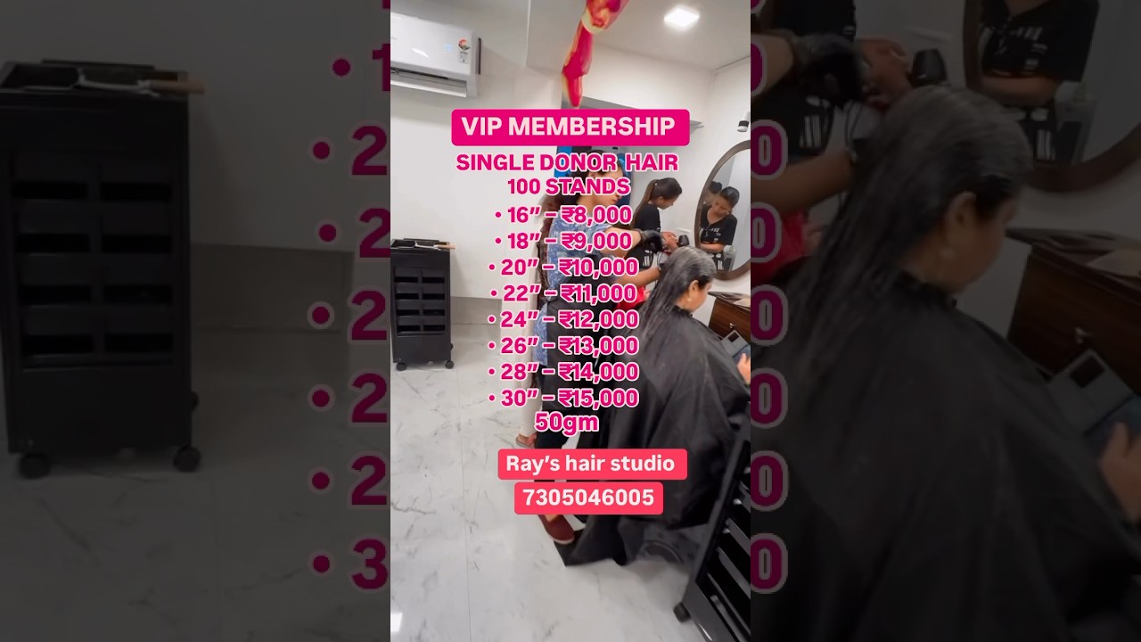 Permanent hair extension best place in Chennai 