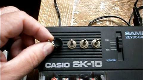 The Volt Brothers - Casio SK10 tweaked / modded - part 2