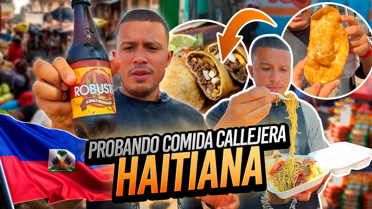 “Así se come en las CALLES de Haití 😱🍲🇭🇹”