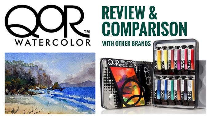 QoR Mini watercolor PAN set review… (part 1)… brand new item available!! –  ThreeSixFiveArt