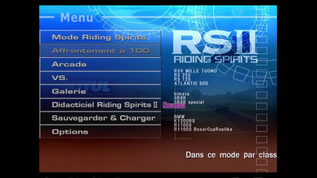 Riding spirits 2 sur PS2