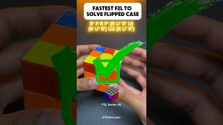 FASTEST F2L for Flipped Cases #6 #speedcubing #gan #cubing