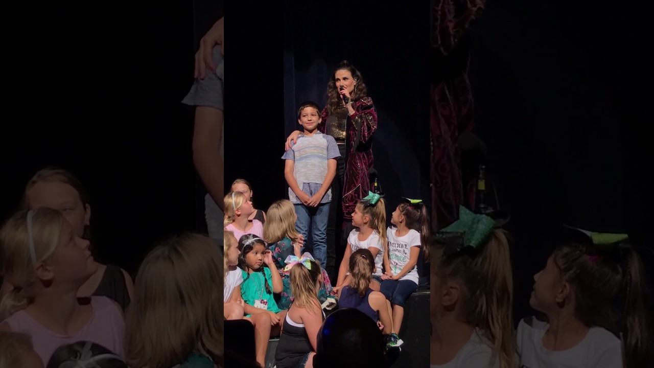Little boy shocks Idina with amazing musical talent