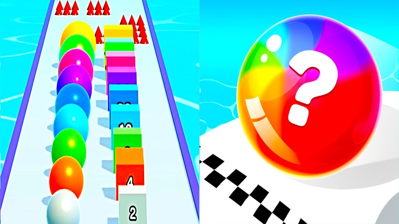 Ball Run 2048 VS Ball Master 2048 - All Levels Gameplay Android iOS Ep 3