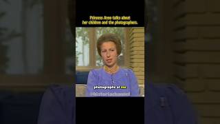 'they're not taking photographs of you': A funny moment between Anne's child and a photographer.