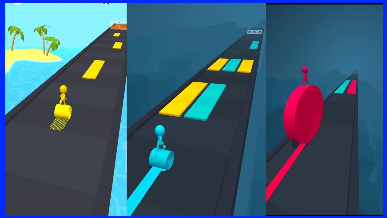 Spiral Roller Run : Android Gameplay