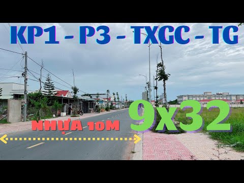 Video MS70 Đất trung tâm thị xã Gò Công 9x32 full thổ cư mặt... - youtube