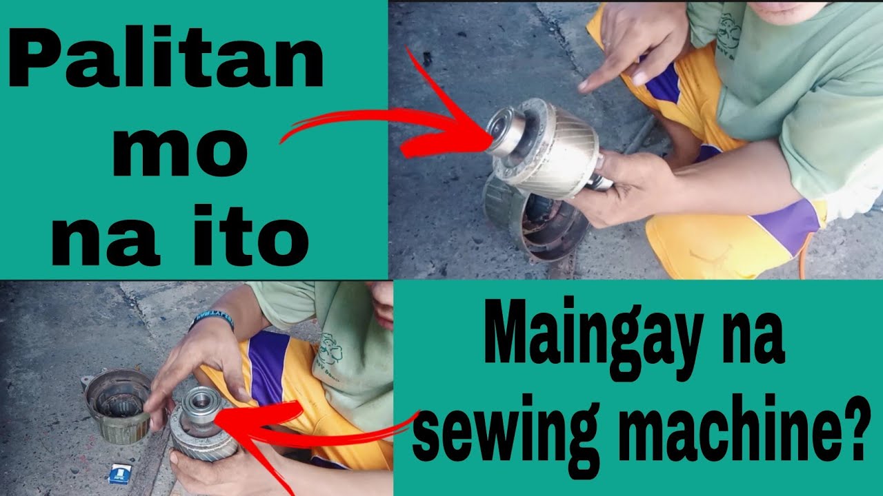 Paano magpalit ng bearing sa sewing machine/sew tech