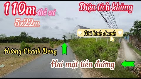 ❤️ Đất Cần Giuộc Giá Rẻ. 110m thổ cư 2mặt tiền đường nhựa giá kinh doanh cho nhà đầu tư