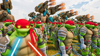 JEDIS & NINJA TURTLES Attack 2 MILLION SAMURAI Fortress | Ultimate Epic Battle Simulator 2 UEBS 2