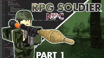 Roblox - RPG Soldier AI Scripting Tutorial - Part 1