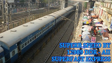 MPS ACTION | 12989 Dadar - Ajmer SF Express With (BRC) Amul WAP5