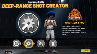 BEST DEEP RANGE SHOT CREATOR NBA 2K22 CURRENT GEN!