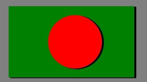 Bangladesh Flag from HTML & CSS