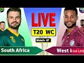 south Africa Vs west Indies live match today
