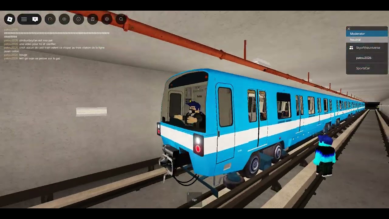 Roblox  Métro de Montréal Ligne Jaune Test de trains desais partie2 1@Skinflec   @SkyOfTheUniverse ​