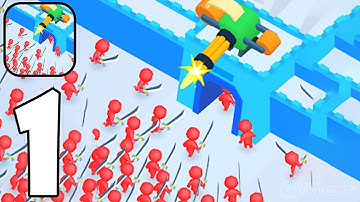 IDLE CASTLE DEFENSE - Gameplay Part 1 Build Defense Facilities (Android,iOS)